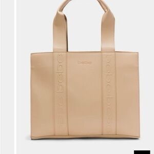 Bebe Hana Tote Bag -Taupe-NEW!!